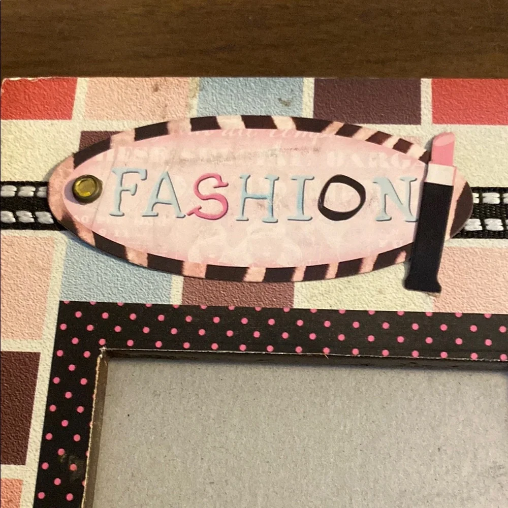 Fashion Girl Multicolor Photo Frame